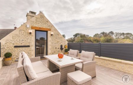 Gite n&deg;3679 Longueville - Calvados - Toit terrasse privatif.
