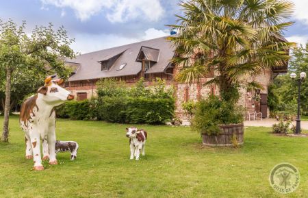 Gite n&deg;3416 &Eacute;quemauville - Calvados - C&ocirc;t&eacute; Entr&eacute;e du g&icirc;te 